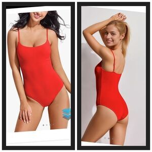 Beautikini Tummy Control One Piece period Swimsuit NWT Medium